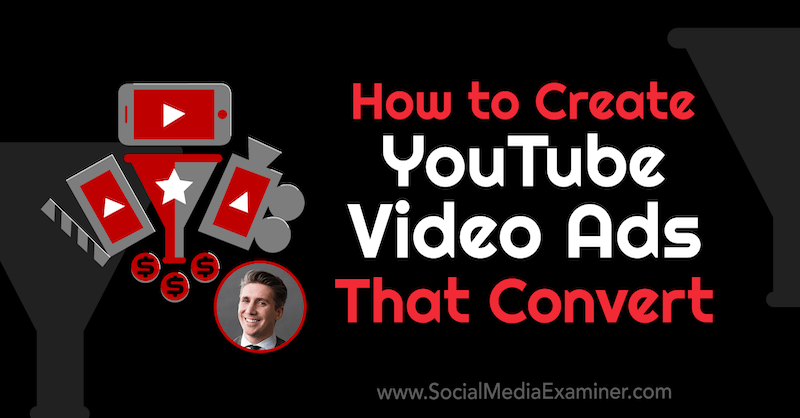 Kuinka luoda YouTube-videomainoksia, jotka muuntavat Tom Breezen oivalluksia sosiaalisen median markkinointipodcastissa.