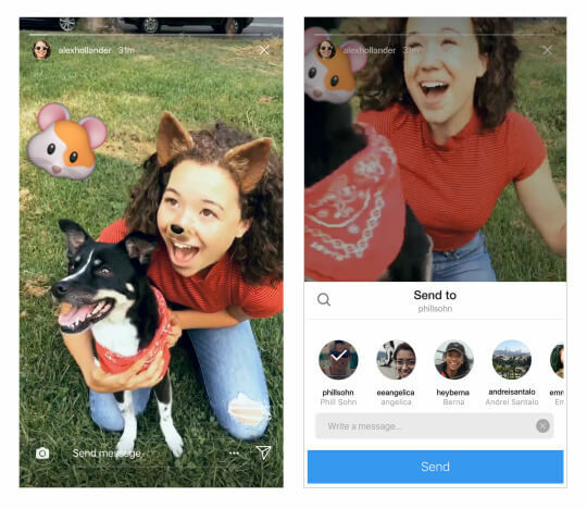 Instagram ilmoitti, että käyttäjät voivat nyt jakaa Instagram-tarinoita suorana.