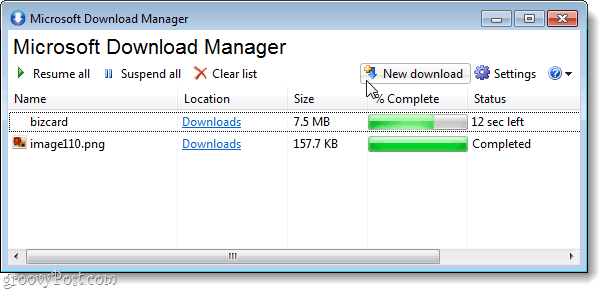Microsoft Download Manager on yksinkertainen työkalu epävakaiden tai hitaiden yhteyksien lataamiseen