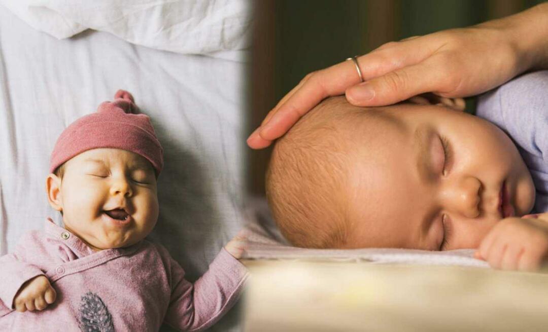 Haaveilevatko vauvat? Milloin vauvat alkavat nähdä unta? Mitä on REM-uni?