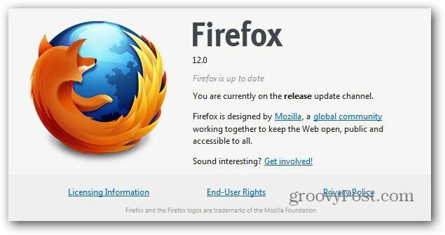 Kuinka päivittää Firefox automaattisesti