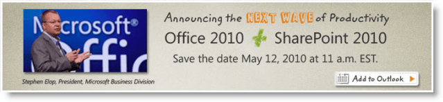 Microsoft Office 2010 -tapahtuma