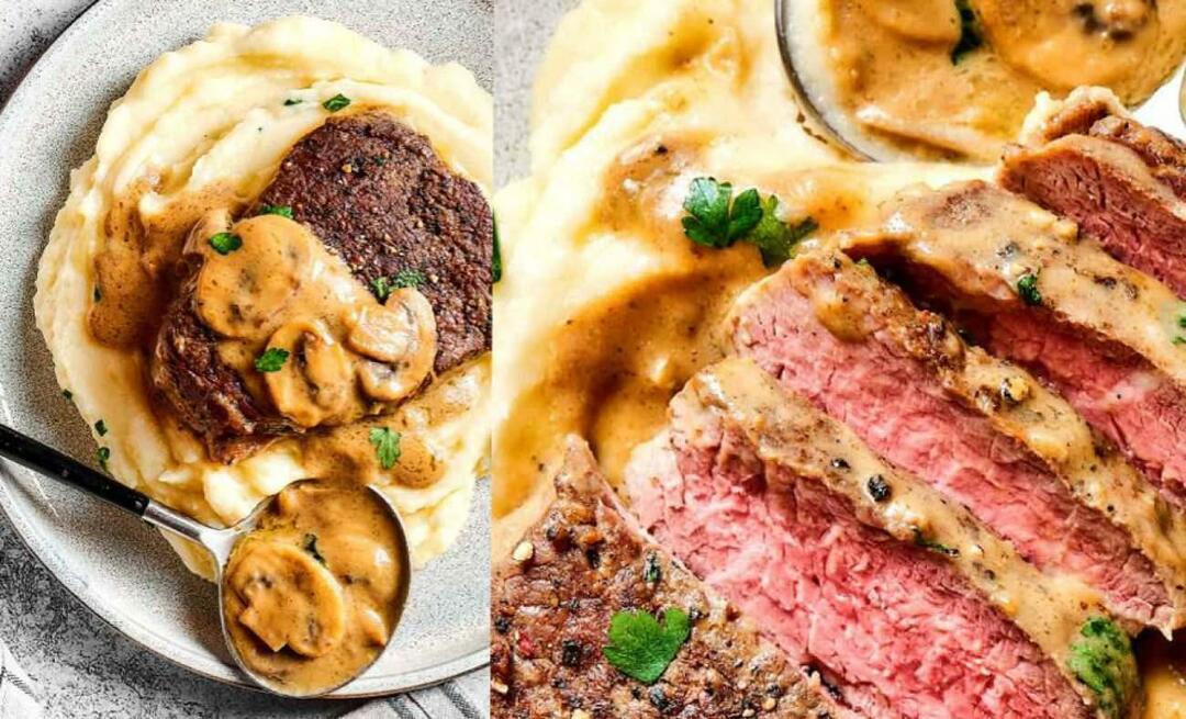 Kuinka tehdä Steak Diana? Steak Diane -resepti!