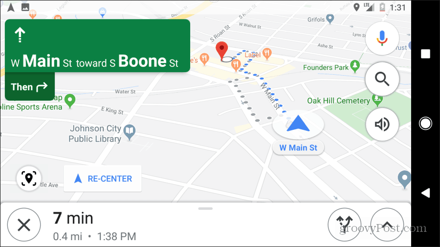 google maps kävelyohjeet