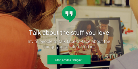 google + video hangouts -kuva