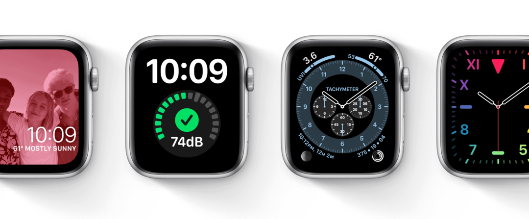 Apple Watchin kasvot watchOS 7: ssä