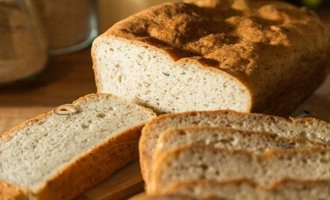 Kuinka tehdä gluteenitonta leipää? Gluteeniton dietileipäresepti! Mitä jauhoja käytetään gluteenittoman leivän valmistukseen?