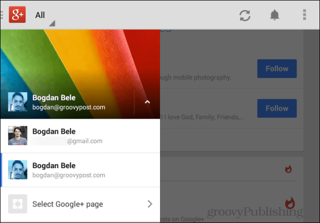 Google+ Android -sovellus päivitetään: Uusien ominaisuuksien käyttö