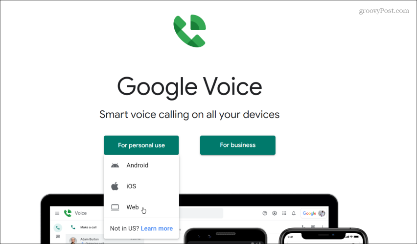 käytä Google Voicea soittaaksesi puheluita tietokoneelta