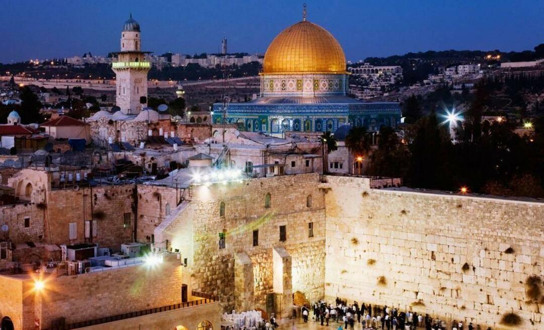 Minä kuukausina Jerusalemissa kannattaa vierailla? Miksi Jerusalem on niin tärkeä muslimeille?