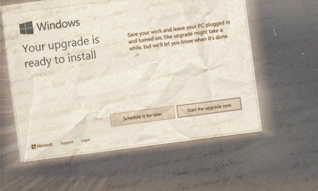 Windows 10 päivitysvalmiusilmoitus