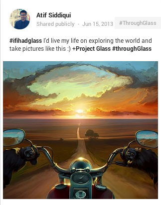 google glass -lähetys 2